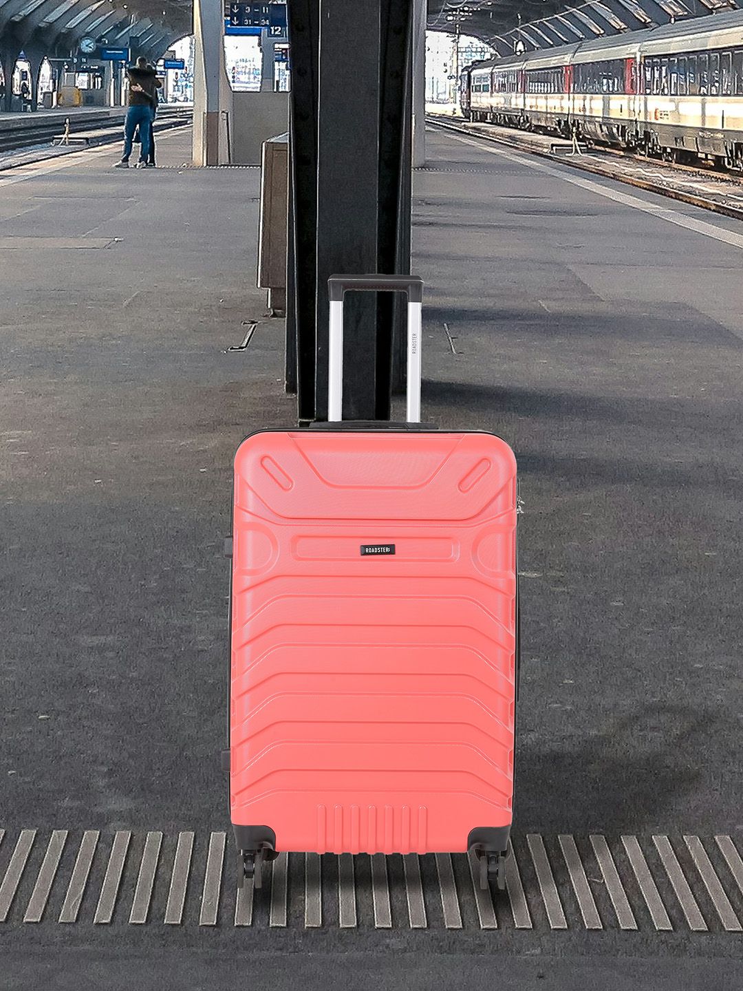 Roadster Unisex Textured Hard Sided Large Trolley Suitcase- 80.2L-picture-46
