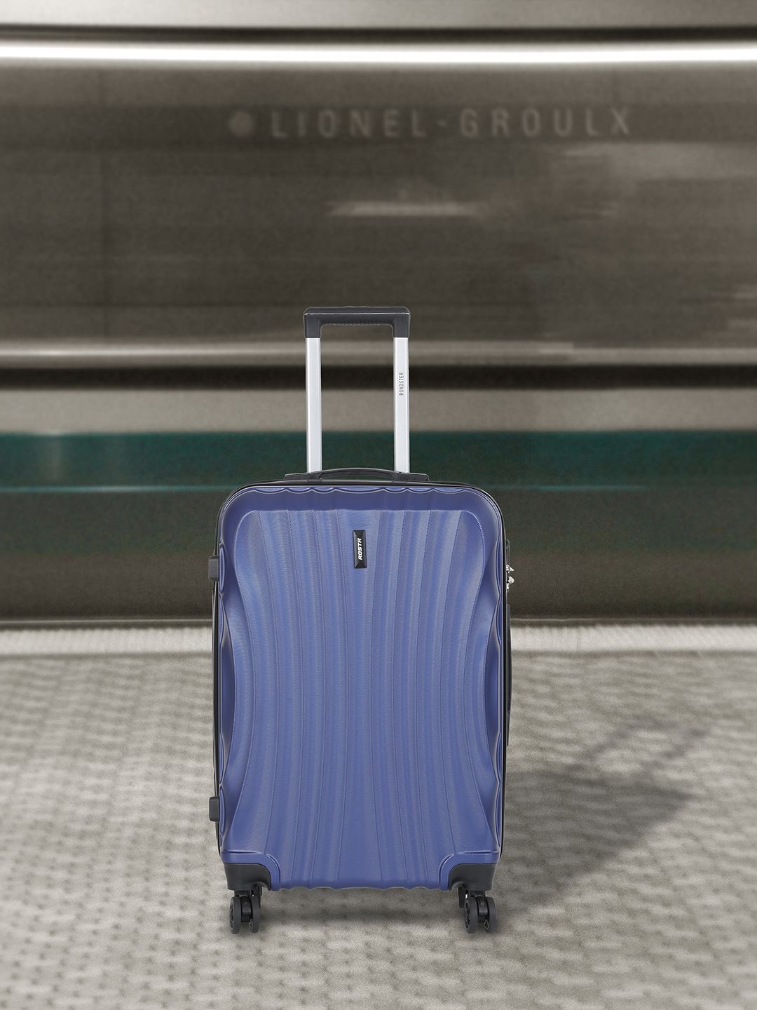 Roadster Textured Hard-Sided Medium Trolley Suitcase 55L-picture-34