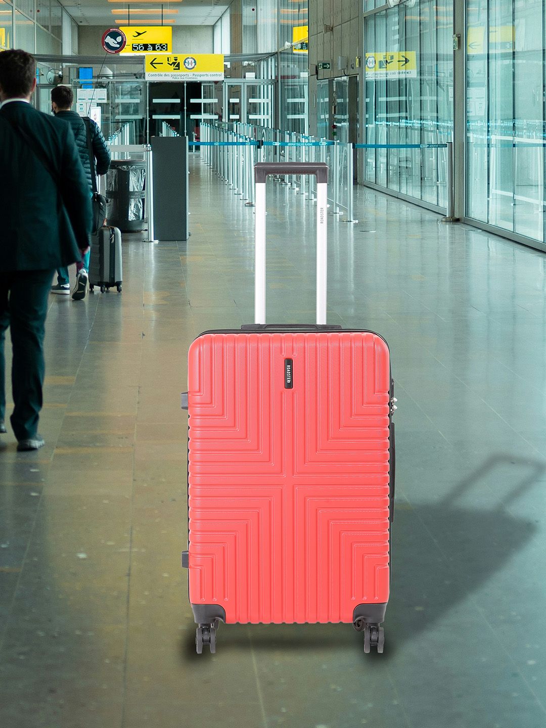 Roadster Unisex Textured Hard Sided Medium Trolley Suitcase- 55.7 L-picture-36