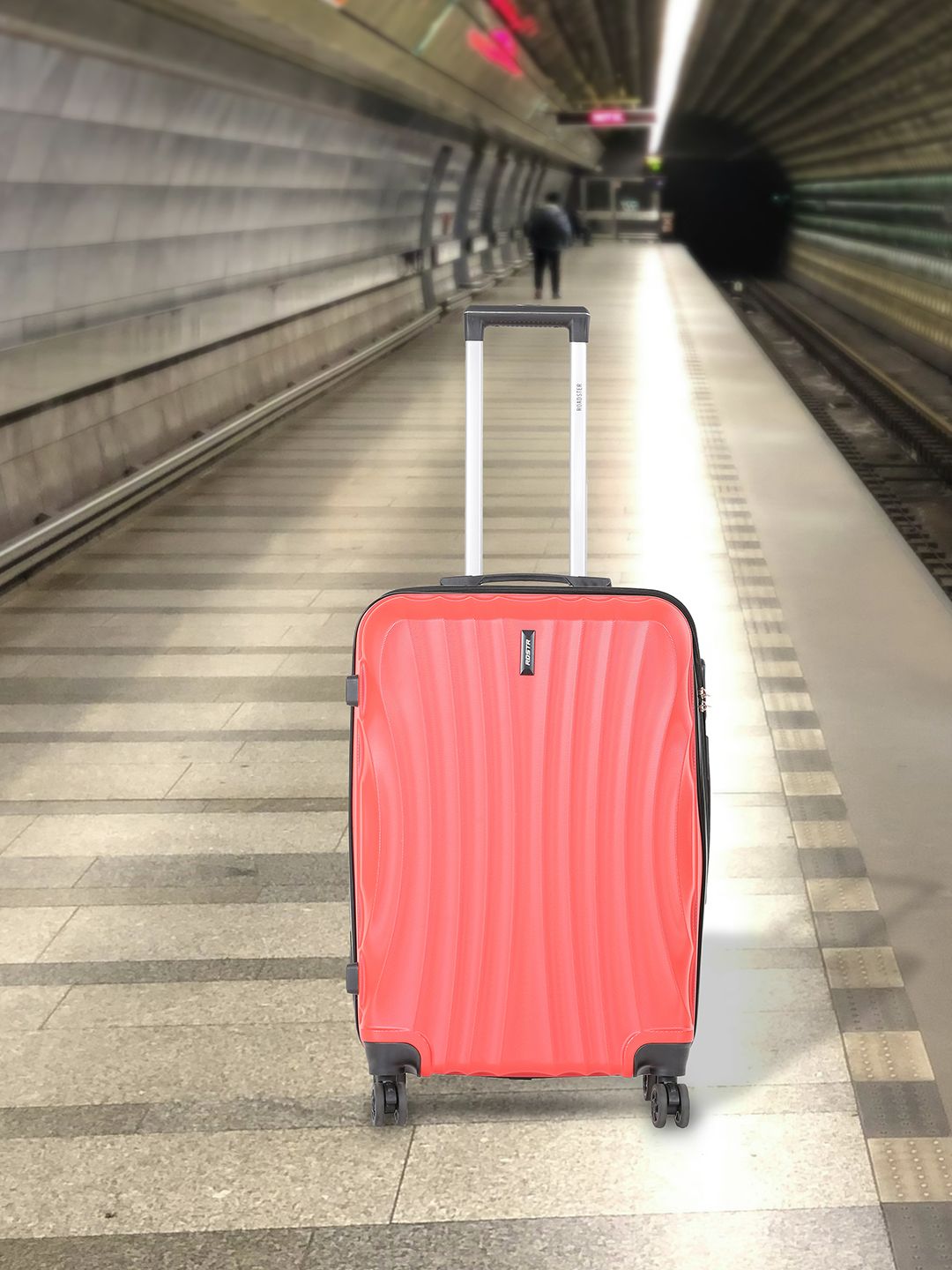 Roadster Unisex Textured Hard Sided Medium Trolley Suitcase- 55.7 L-picture-35