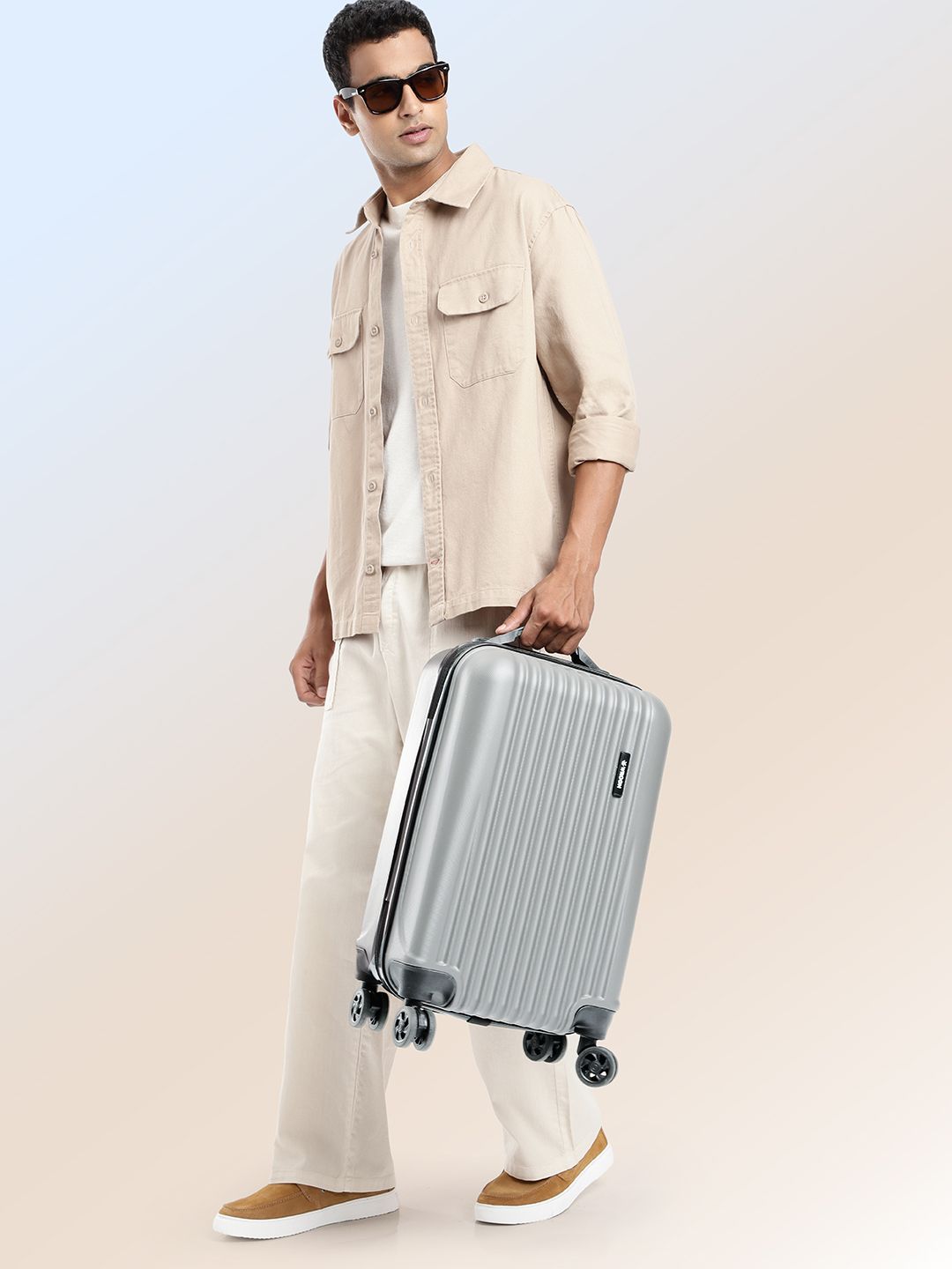 WROGN Unisex Hard Shell Cabin Trolley Suitcase 35.6L-picture-26