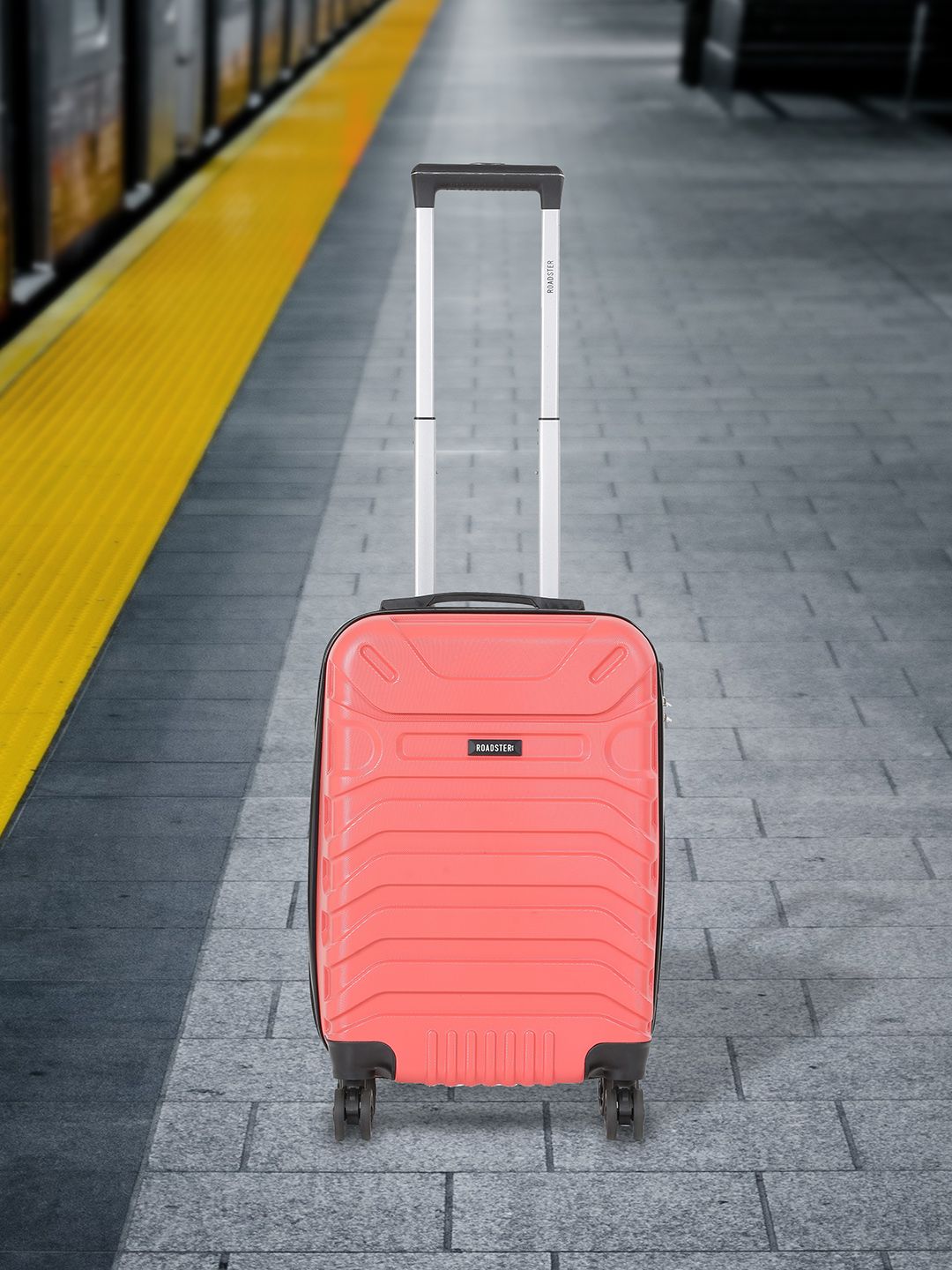 Roadster Unisex Textured Hard Sided Small Cabin Trolley Suitcase- 35.6L-image-46