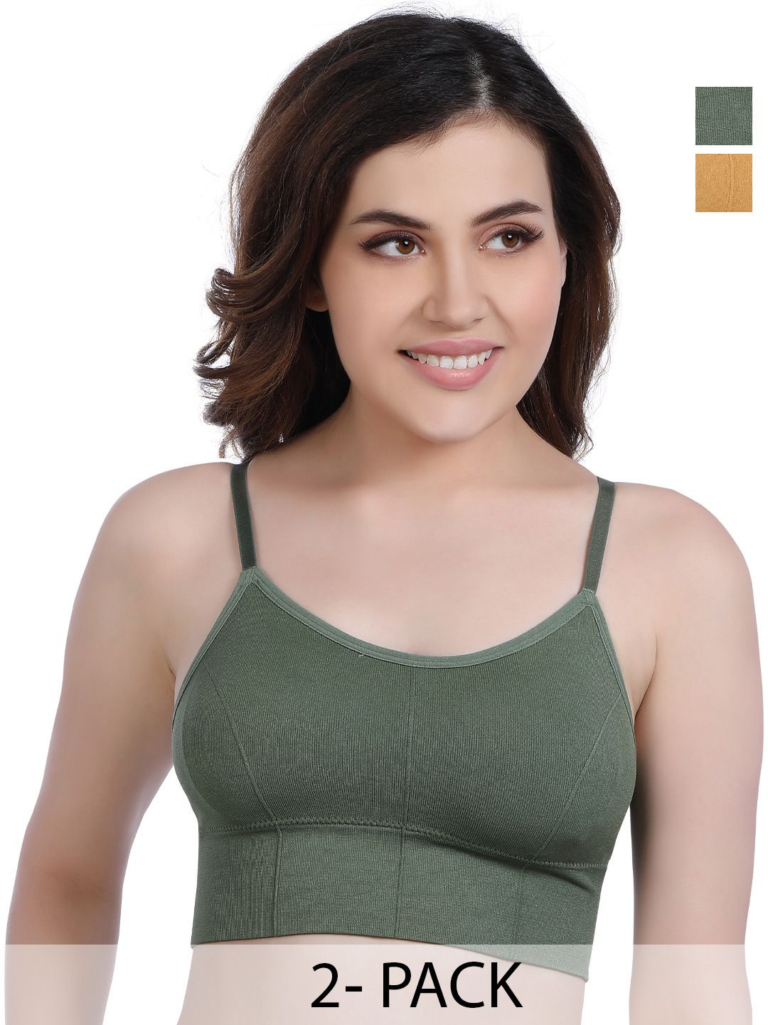 SHOPPY VILLA Women Pack Of 2 Cotton Full Coverage Lightly Padded Bra-picture-19