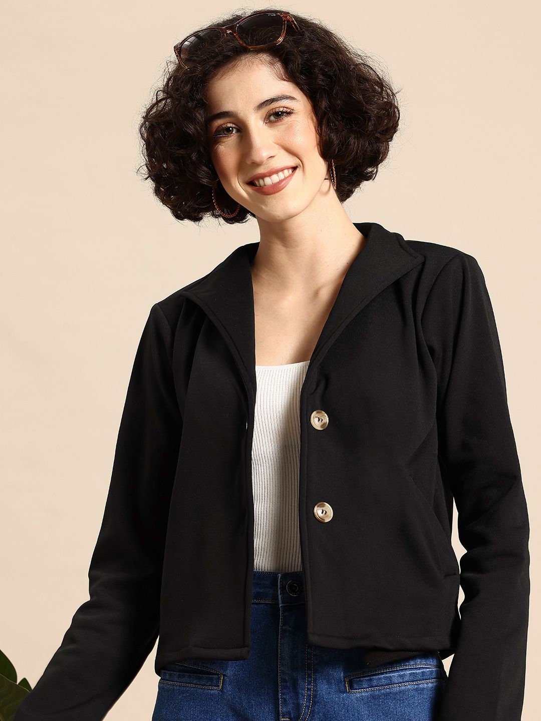 Mast & Harbour Single-Breasted Casual Blazer