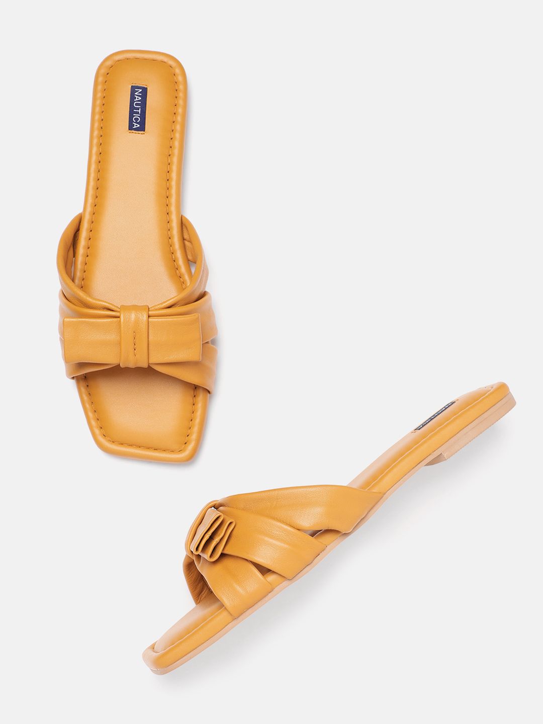 Nautica Women Open Toe Flats With Bow Detail-picture-42