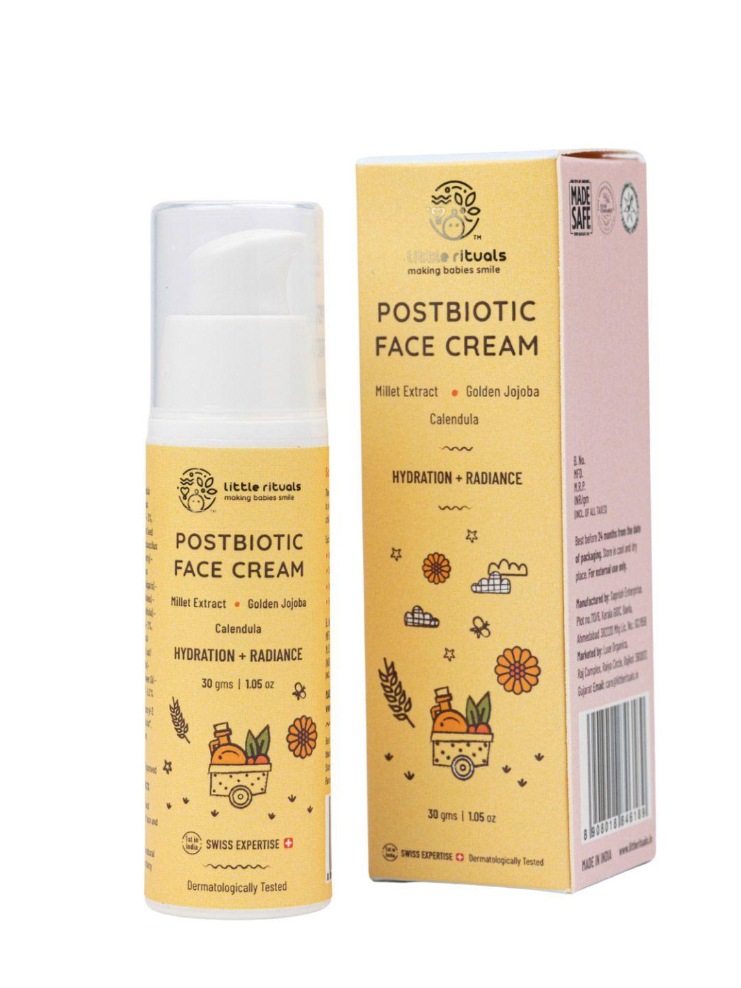 Little Rituals Postbiotic Face Cream With Jojoba Oil For Hydration - 30 g-picture-53