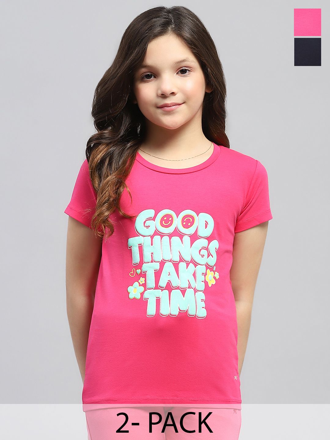 Monte Carlo Girls Pack Of 2 Print Top-picture-37