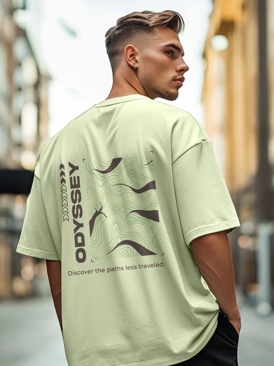 NOBERO Men Typography Printed Drop-Shoulder Sleeves T-shirt-picture-32