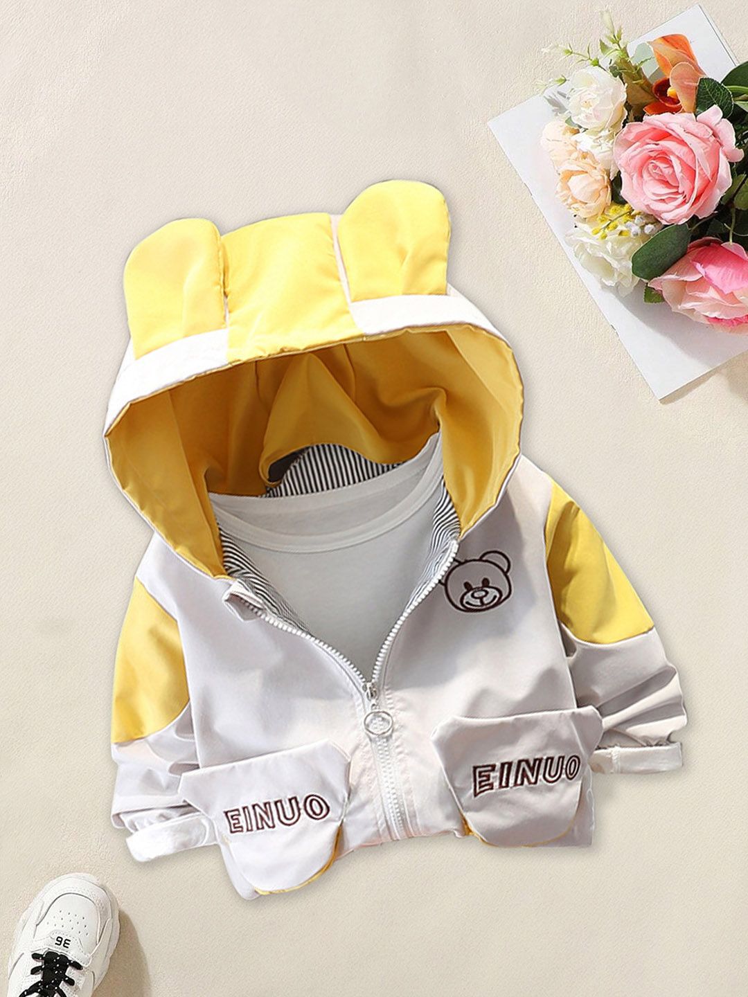 FOREVER FRIDAY Boys Colourblocked Hooded Sweatshirt-picture-17