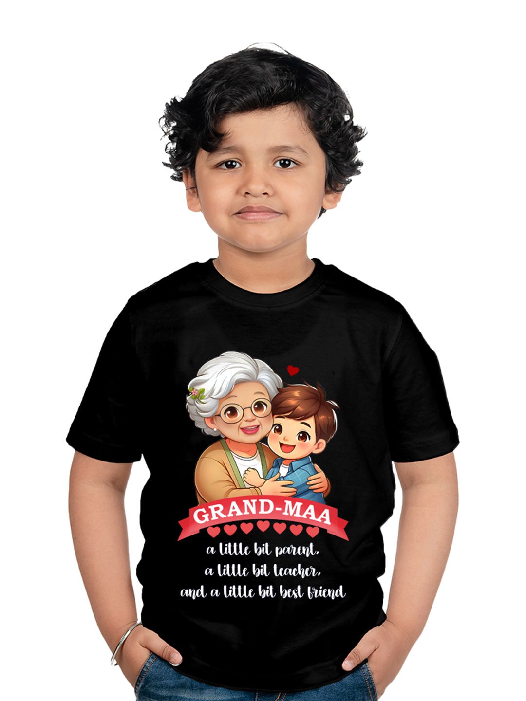 BAESD Boys Typography Printed Applique T-shirt-picture-22