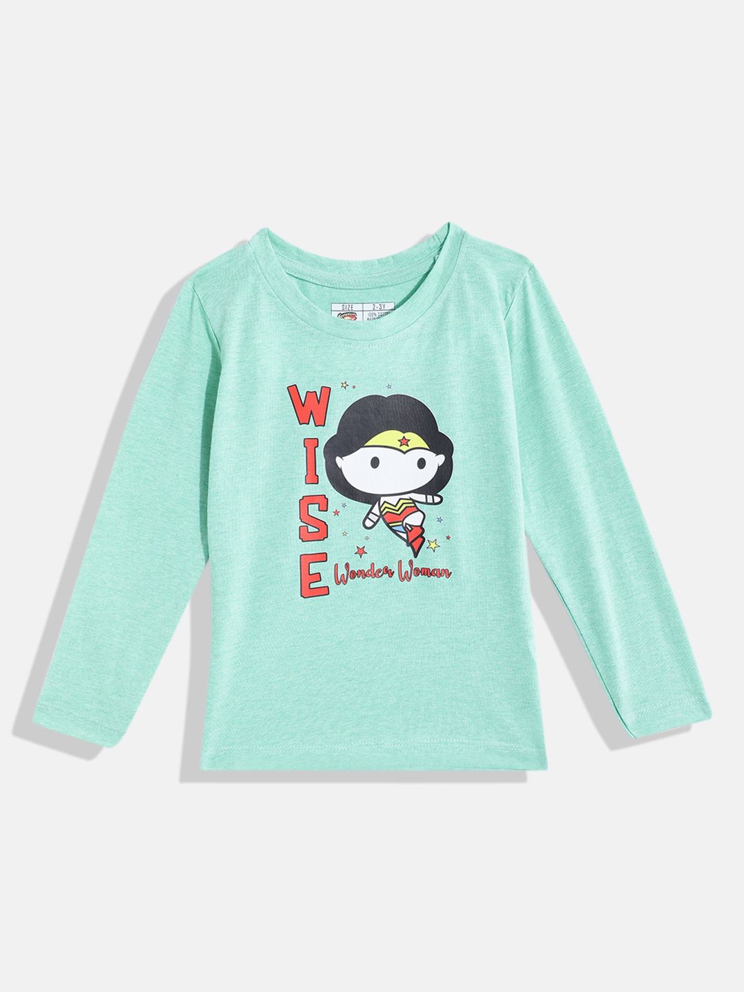 Eteenz Girls Wonder Woman Printed Pure Cotton T-shirt-picture-11