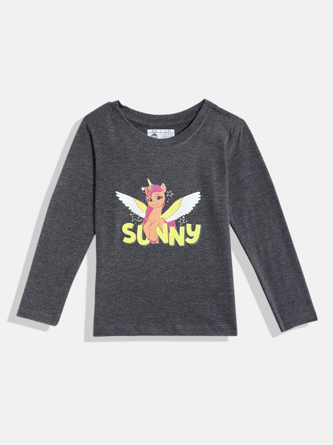 Eteenz Girls My Little Pony Printed Pure Cotton T-shirt-picture-24