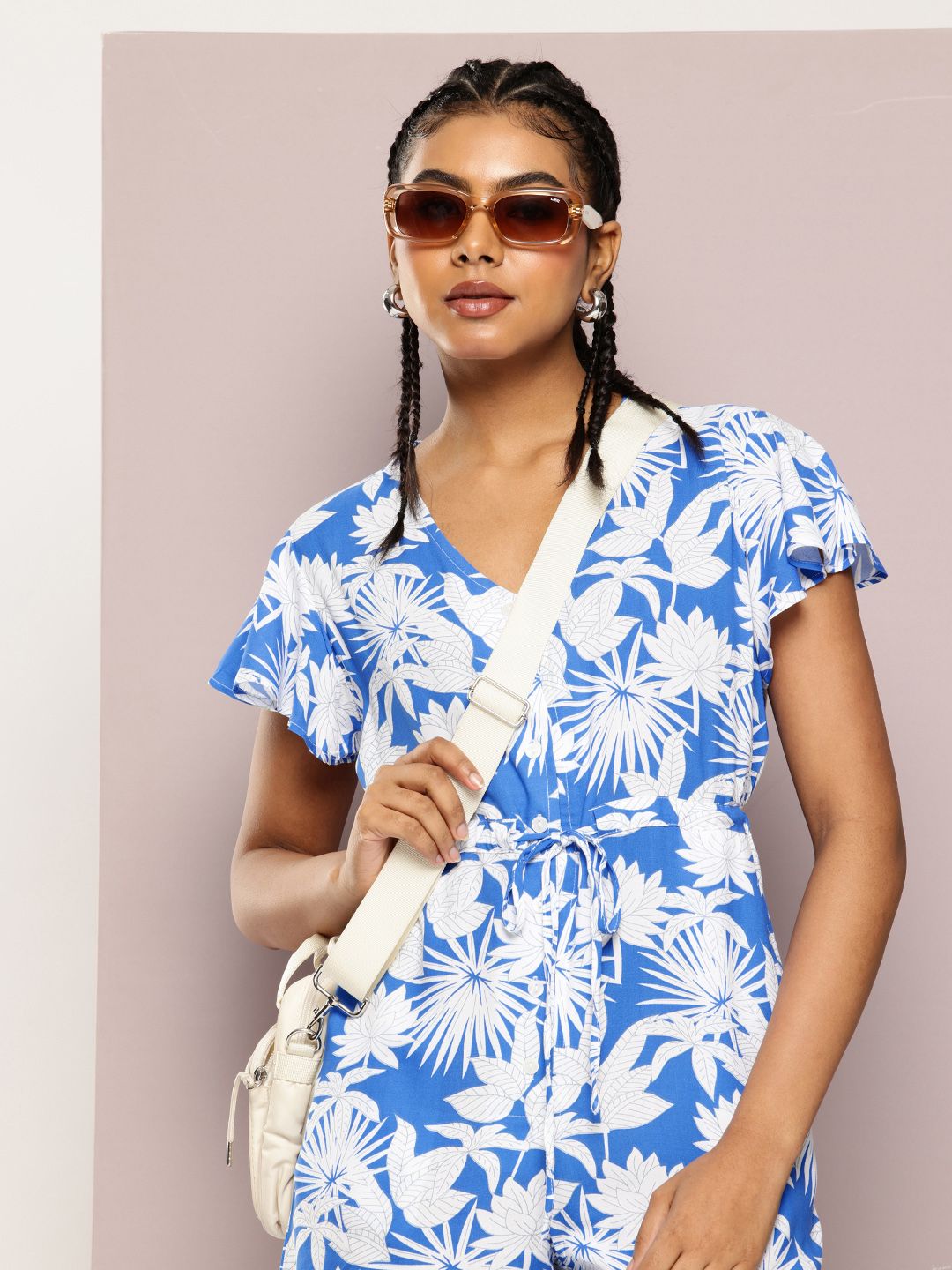 DILLINGER Floral Printed Pure Cotton Playsuit-picture-37
