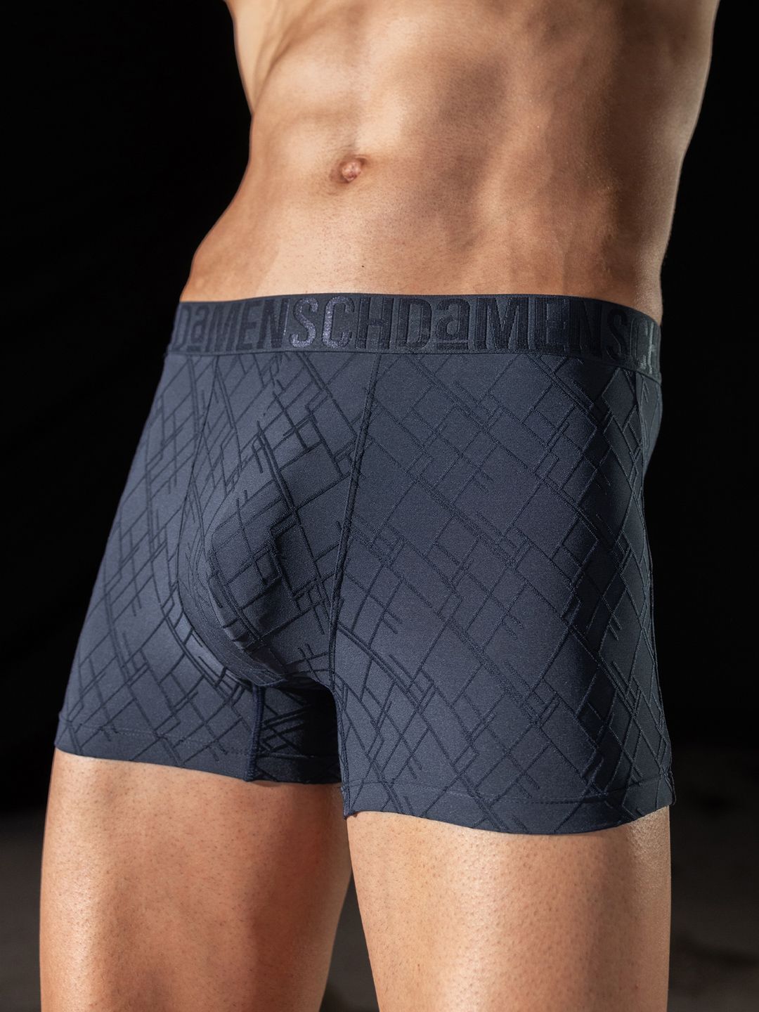 DAMENSCH Unreal Cosmos Men Textured Breathable TrunkTK1085-IRSNVY-picture-12