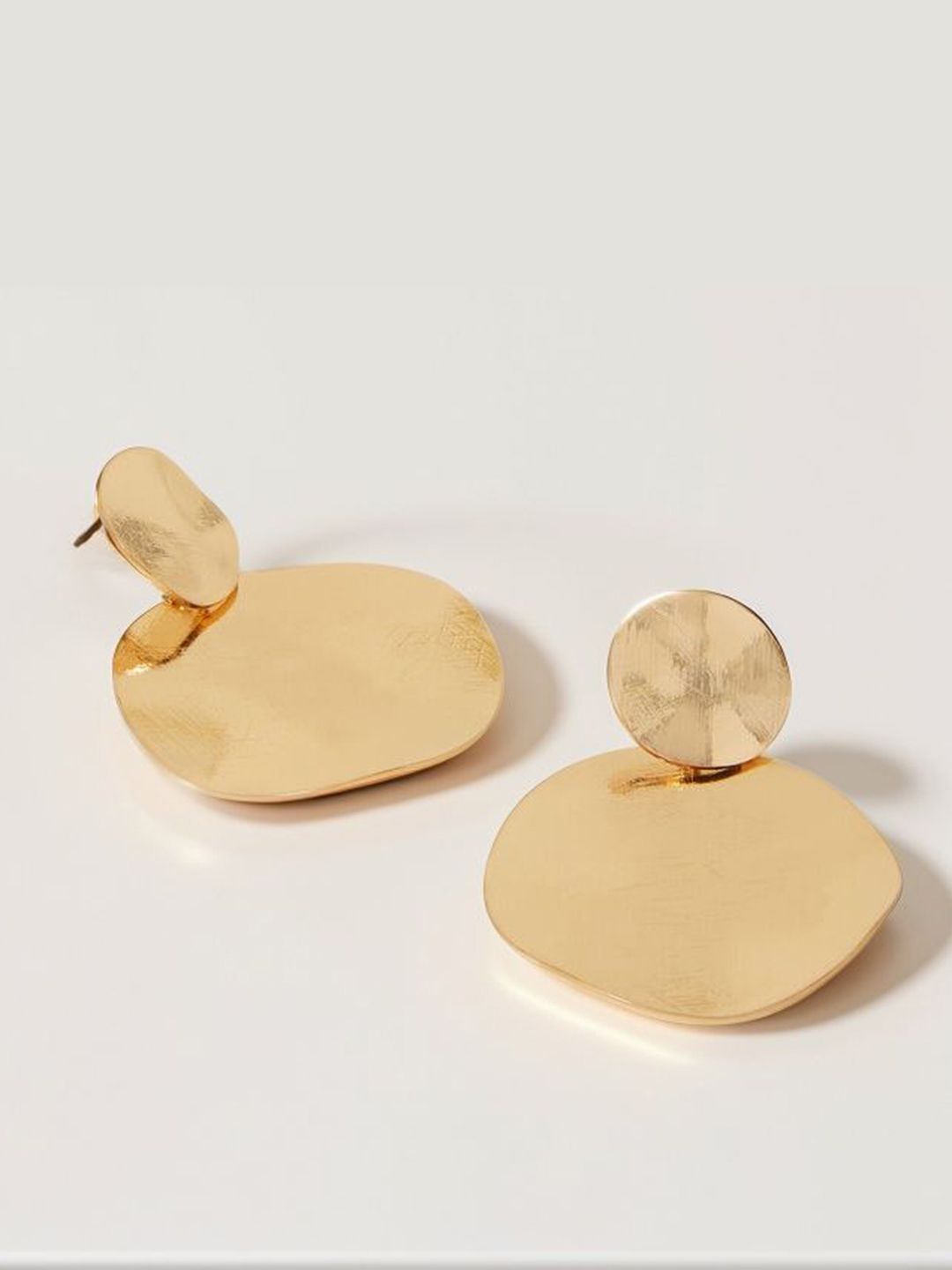 Accessorize Gold-Plated Circular Drop Earrings-picture-21