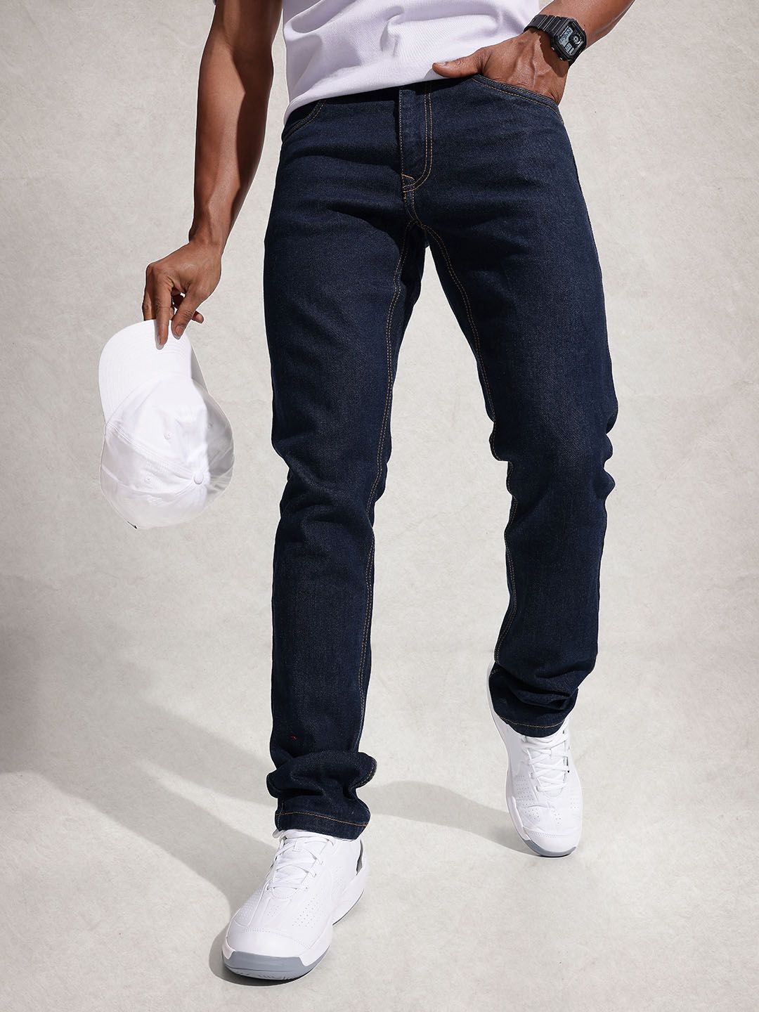 WROGN Men Slim Fit Stretchable Jeans-picture-35
