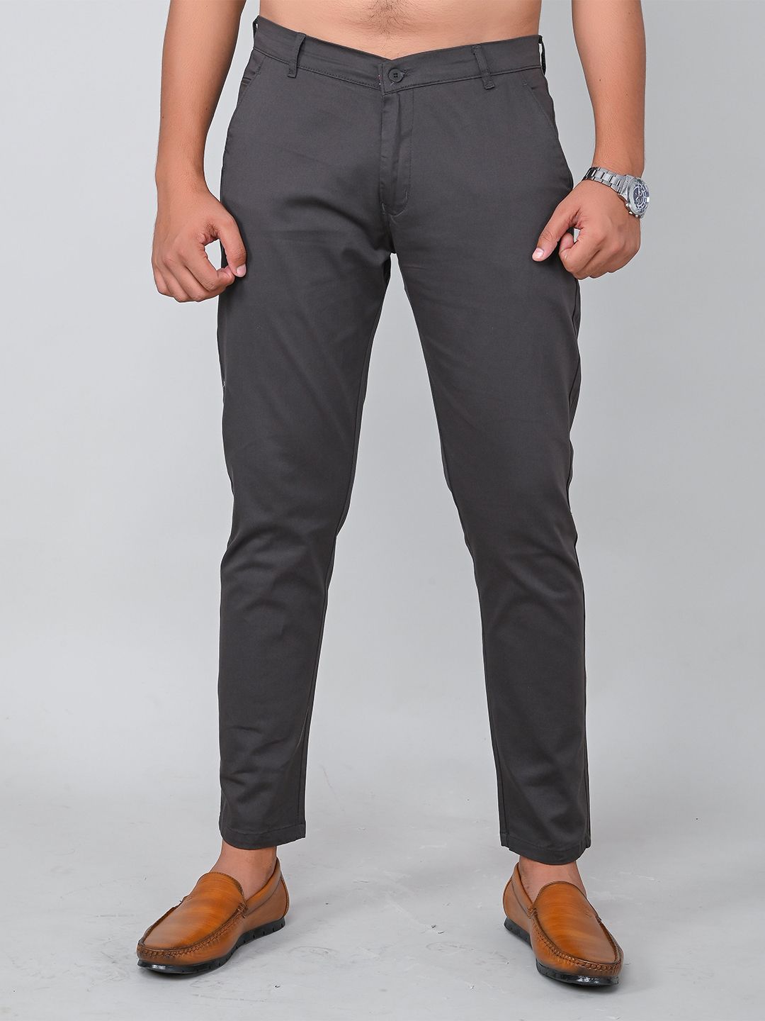 Tanip Men Easy Wash Trousers-picture-42