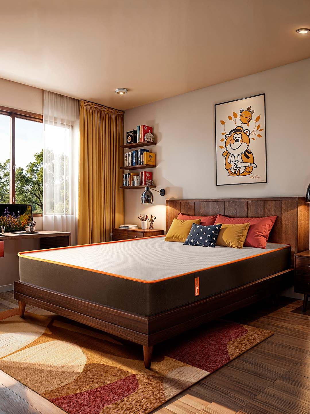 Sleepyhead Original Orthopedic Memory Foam 6" Double Mattress Medium Firm (72x48 Inch)