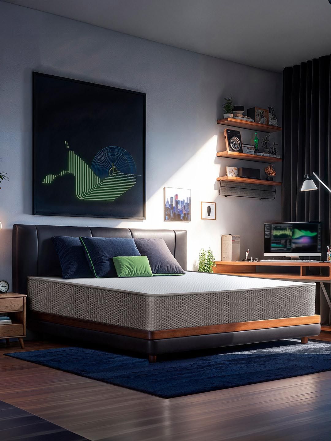 Sleepyhead Flip Dual Sided Foam 5" Double Mattress Firm & Soft Sides (78x48 Inch)