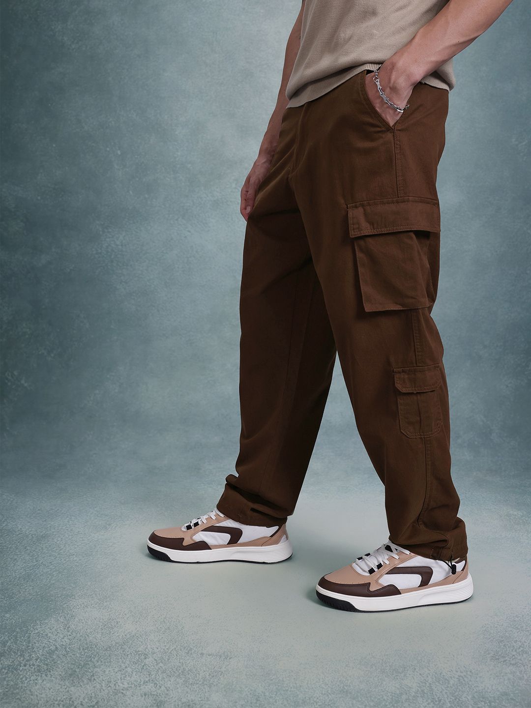 The Roadster Life Co. Men Toggle Hem Relaxed Fit Cargos-picture-15