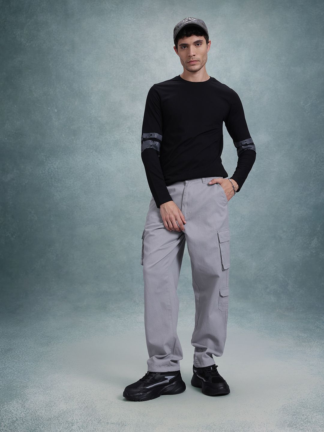 Buy The Roadster Life Co. Men Toggle Hem Relaxed Fit Cargos - Trousers ...