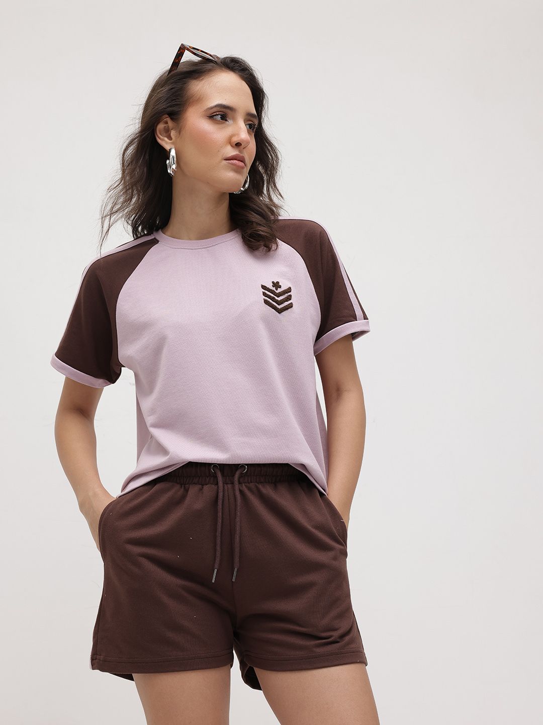 The Roadster Life Co. Embroidered Detail Raglan Sleeves Co-Ords-picture-29