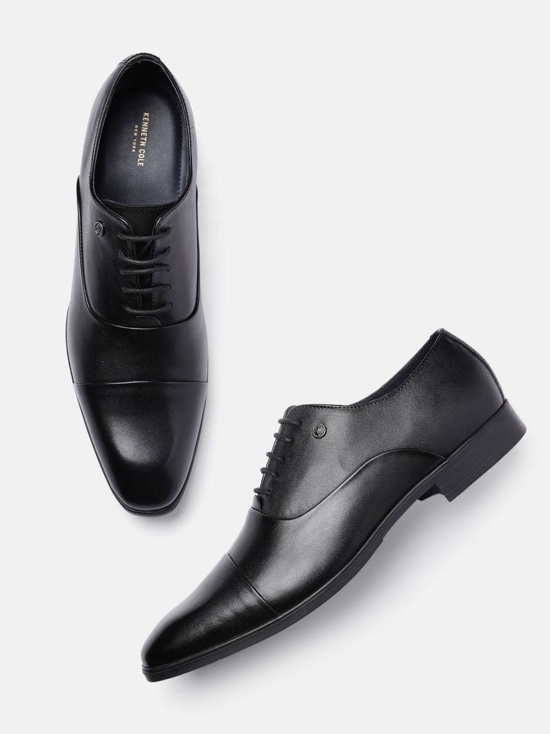 Kenneth Cole Men Formal Leather Textured Oxfords Shoes-picture-42
