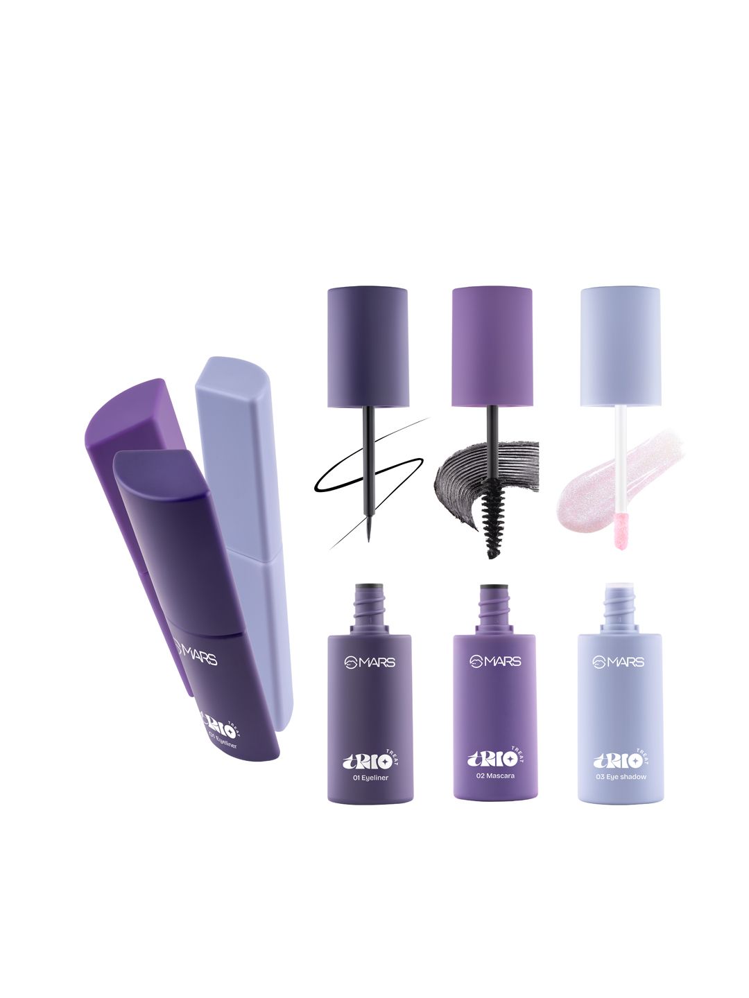 MARS TRIO All-In-One Eye Makeup Kit - 24.5g