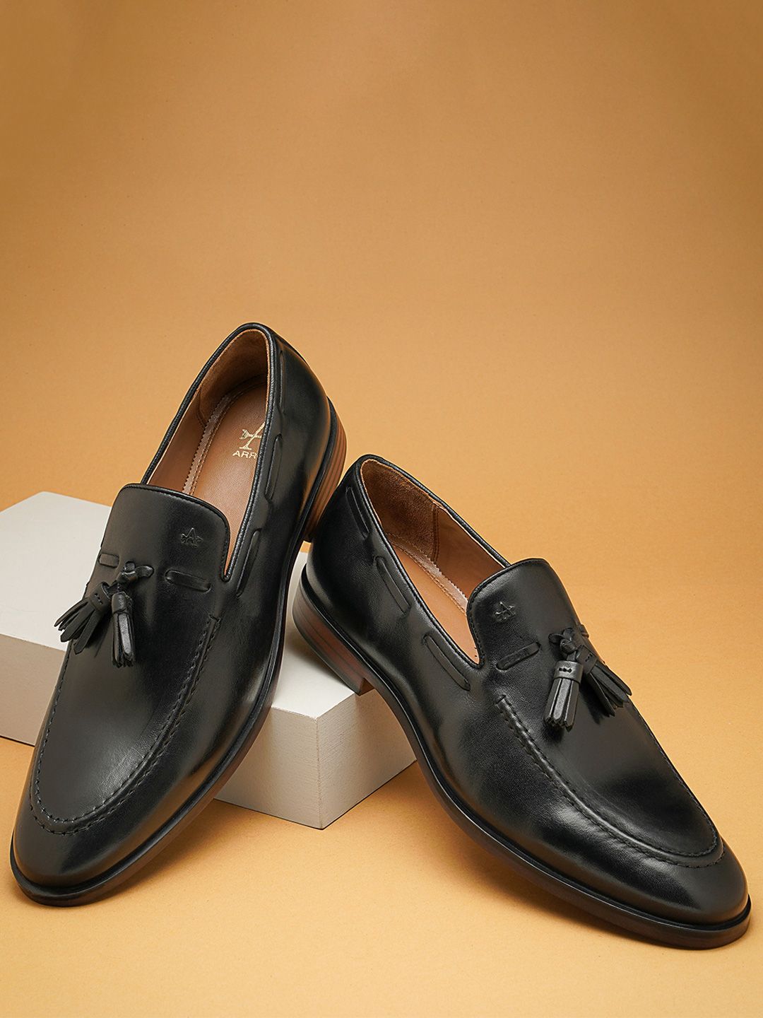 Arrow Men Leather Formal Loafers-image-42