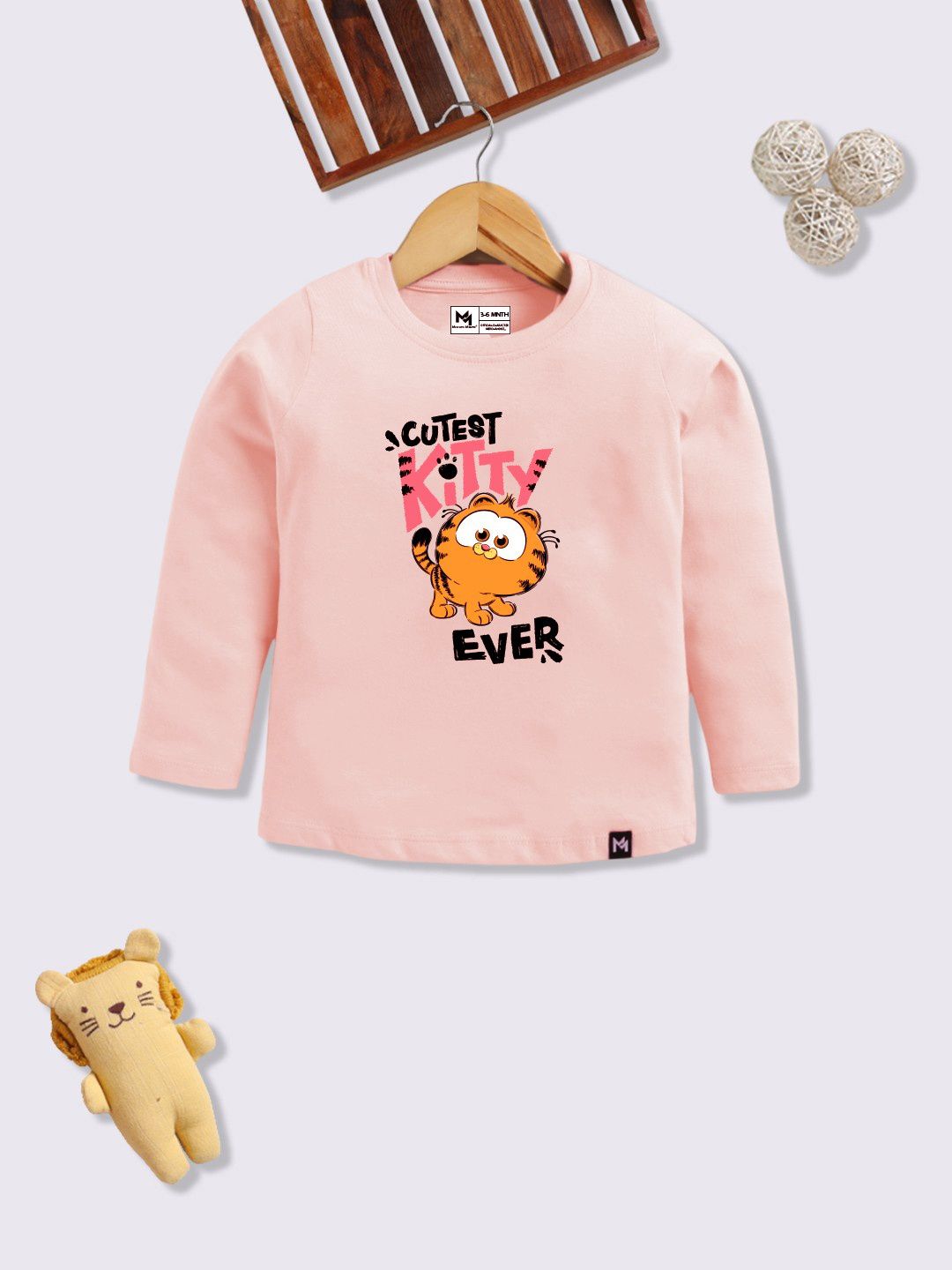 YK X Minute Mirth Garfield Print Pure Cotton Top-picture-37