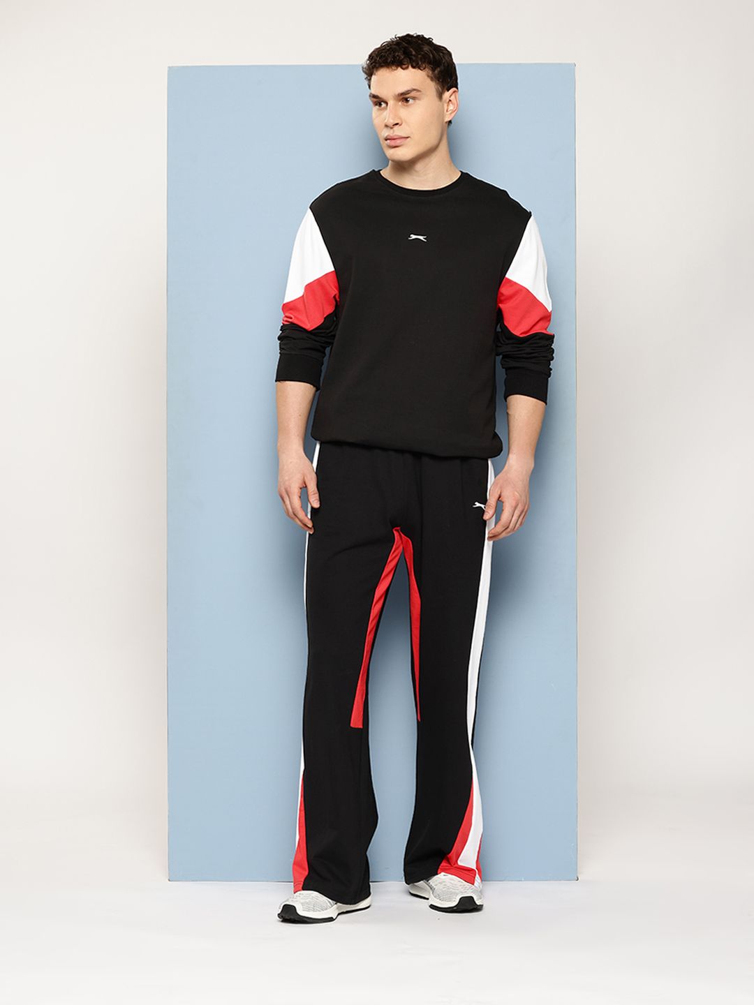 Slazenger Cotton Colourblocked Detail Athleisure Tracksuit-picture-21