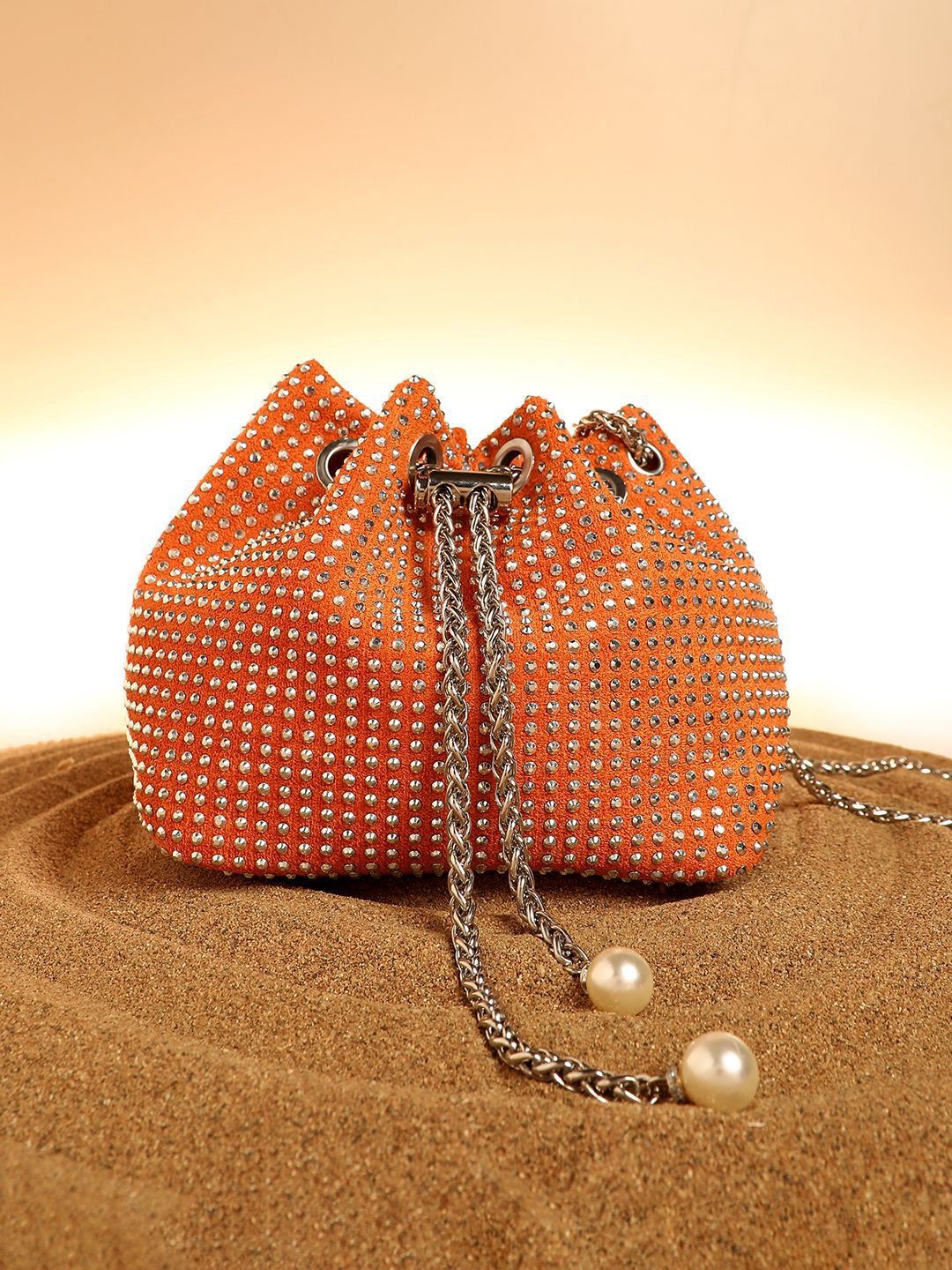 HAUTE SAUCE by Campus Sutra Women Textured Structured Leather Handheld Bag-picture-23