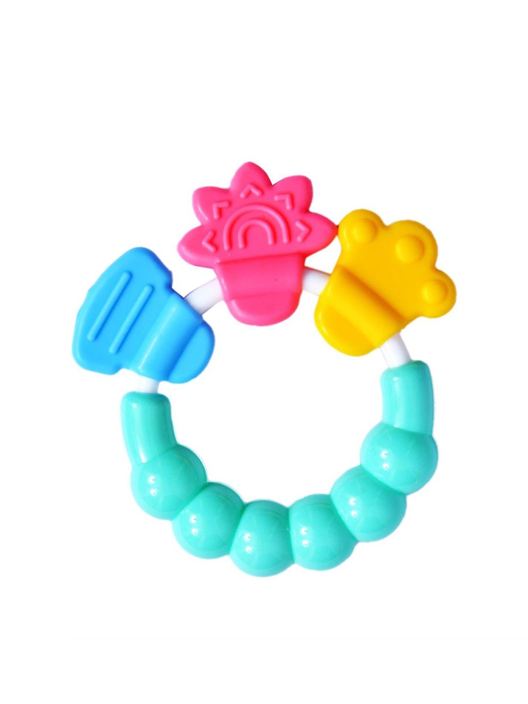 Kritiu Unisex Kids Ring Shape Baby Teether-picture-36