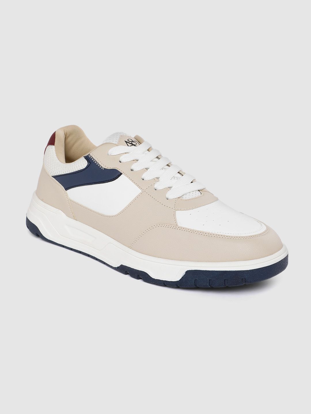 Aeropostale Men Colourblocked Perforated Sneakers-picture-42