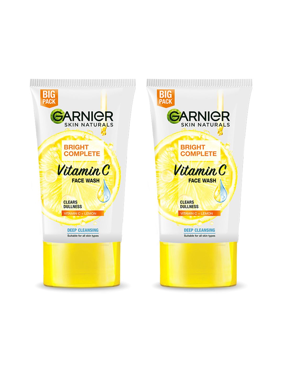 Garnier Set Of 2 Bright Complete Vitamin C Face Wash Gel - 150ml Each-picture-39