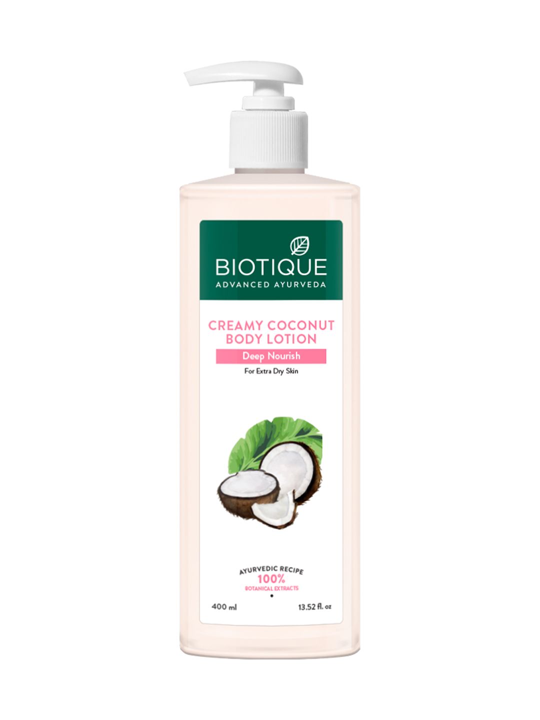 Biotique Creamy Coconut Deep Nourish Body Lotion For Dry Skin - 400ml-image-16