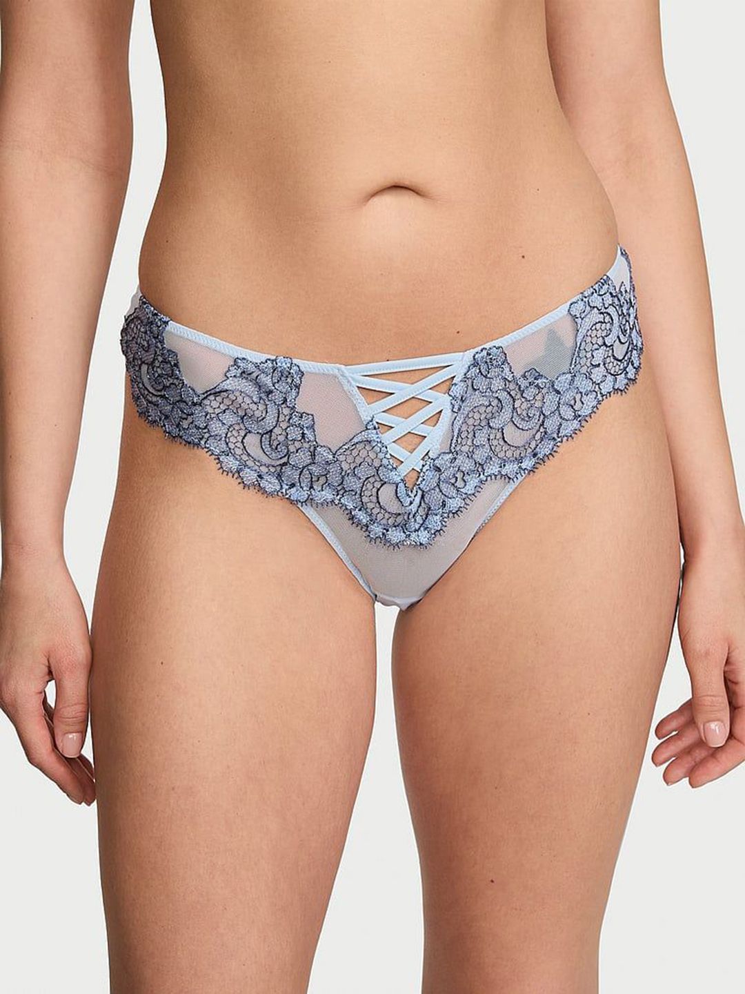 Victoria's Secret Dream Angels Boho Floral Embroidered Brazilian Briefs-image-2