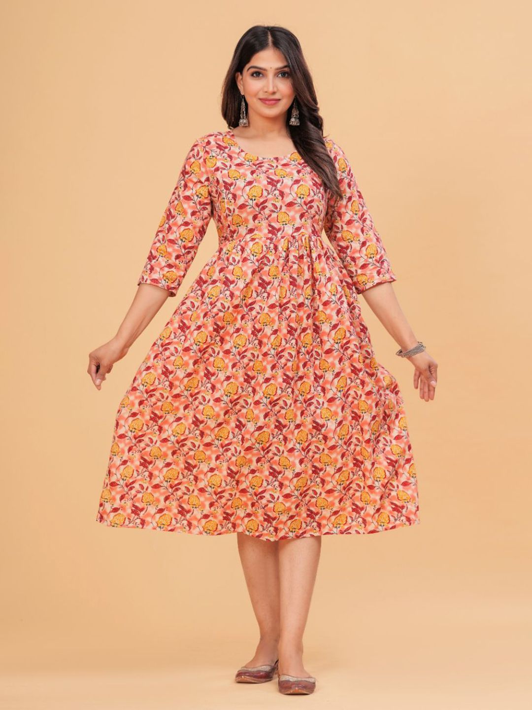 TANISHA Floral Print Maternity A-Line Dress-picture-19