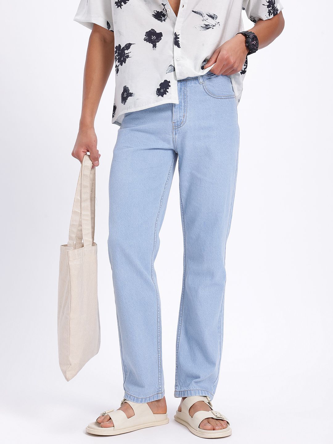 glitchez Men Effortless Edge Regular Fit Jeans-picture-19