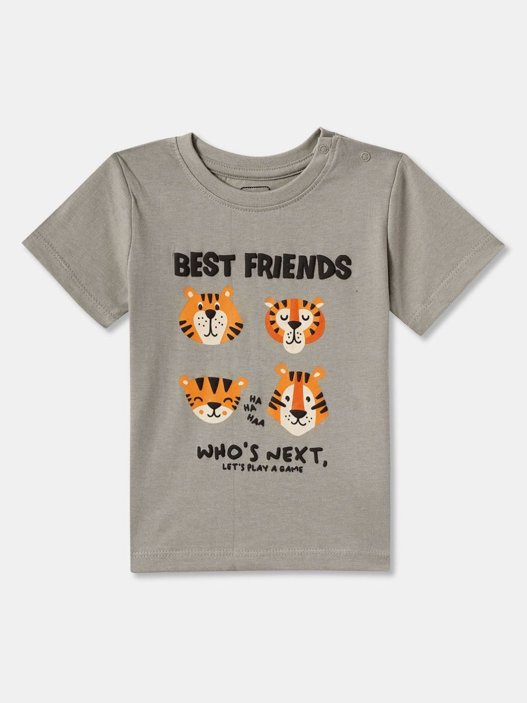 R&B Boys Graphic Printed Round Neck Cotton T-shirt-picture-16