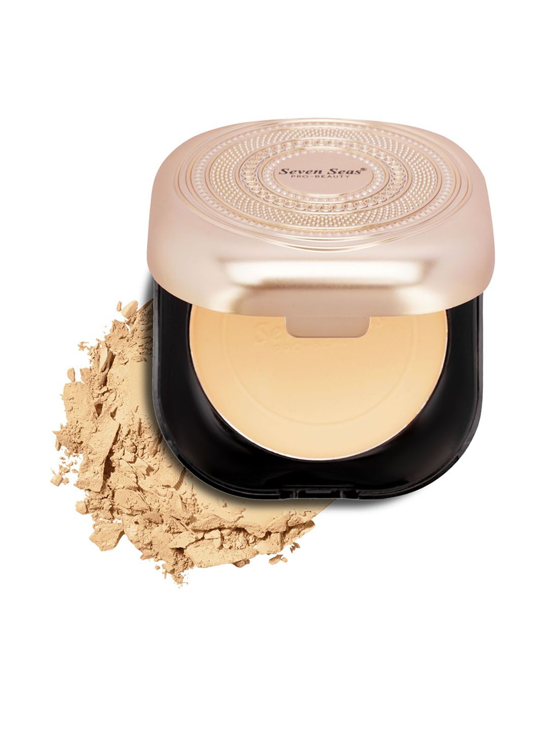 Seven Seas 2 In 1 HD Full Coverage Compact Powder - 42.8 g - Nude 01