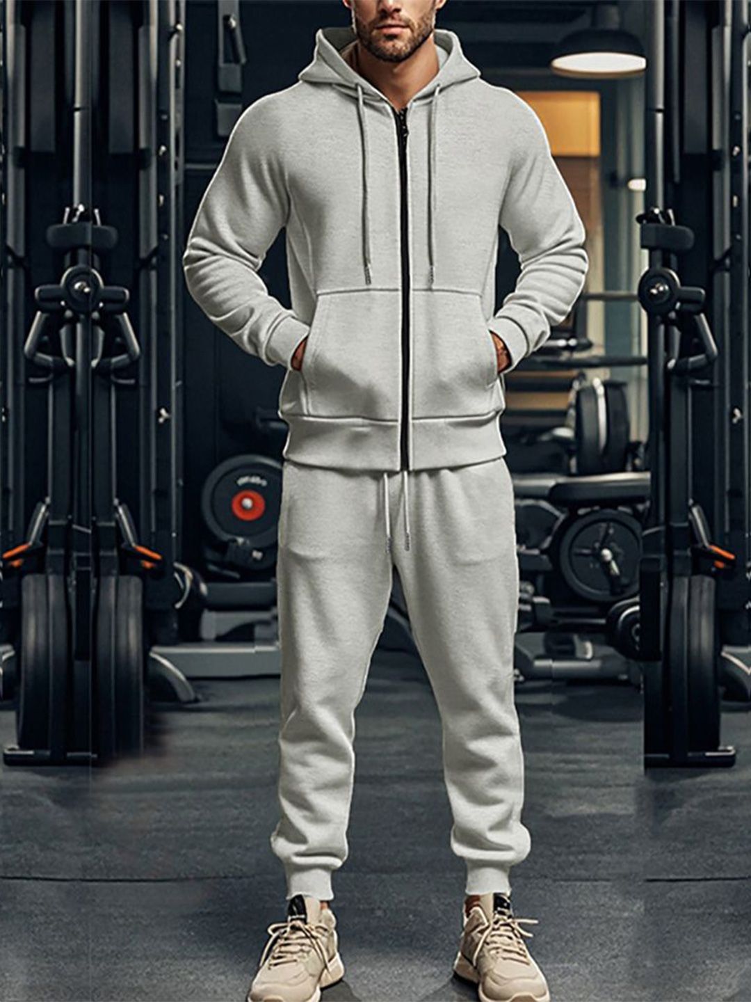 StyleCast x Revolte Hooded Long Sleeves Sweatshirt With Jogger-image-17