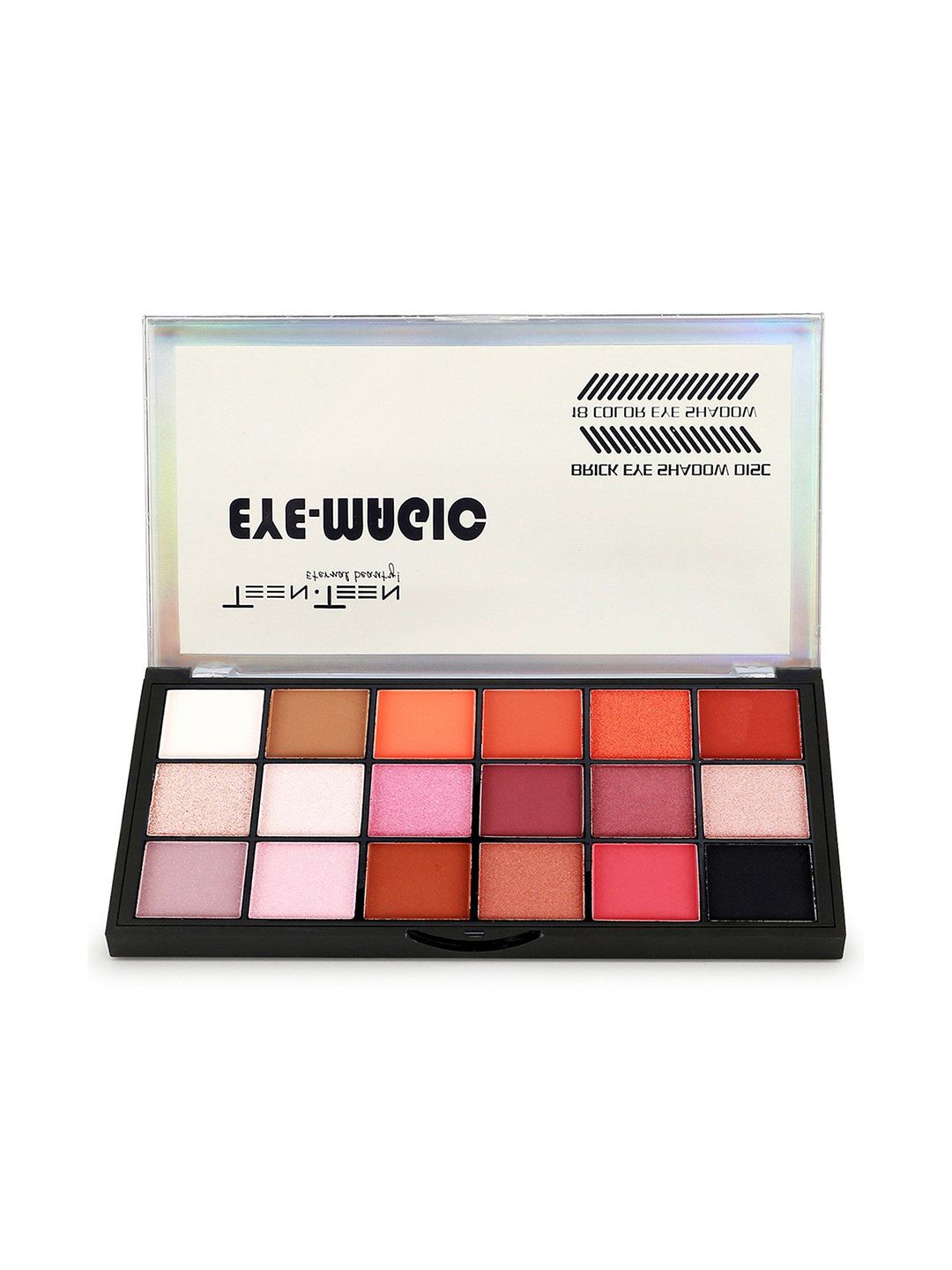 TEEN TEEN COSMETICS Eyemagic 18 Color Premium Brick Eyeshadow Palette- 30g - Shade 03