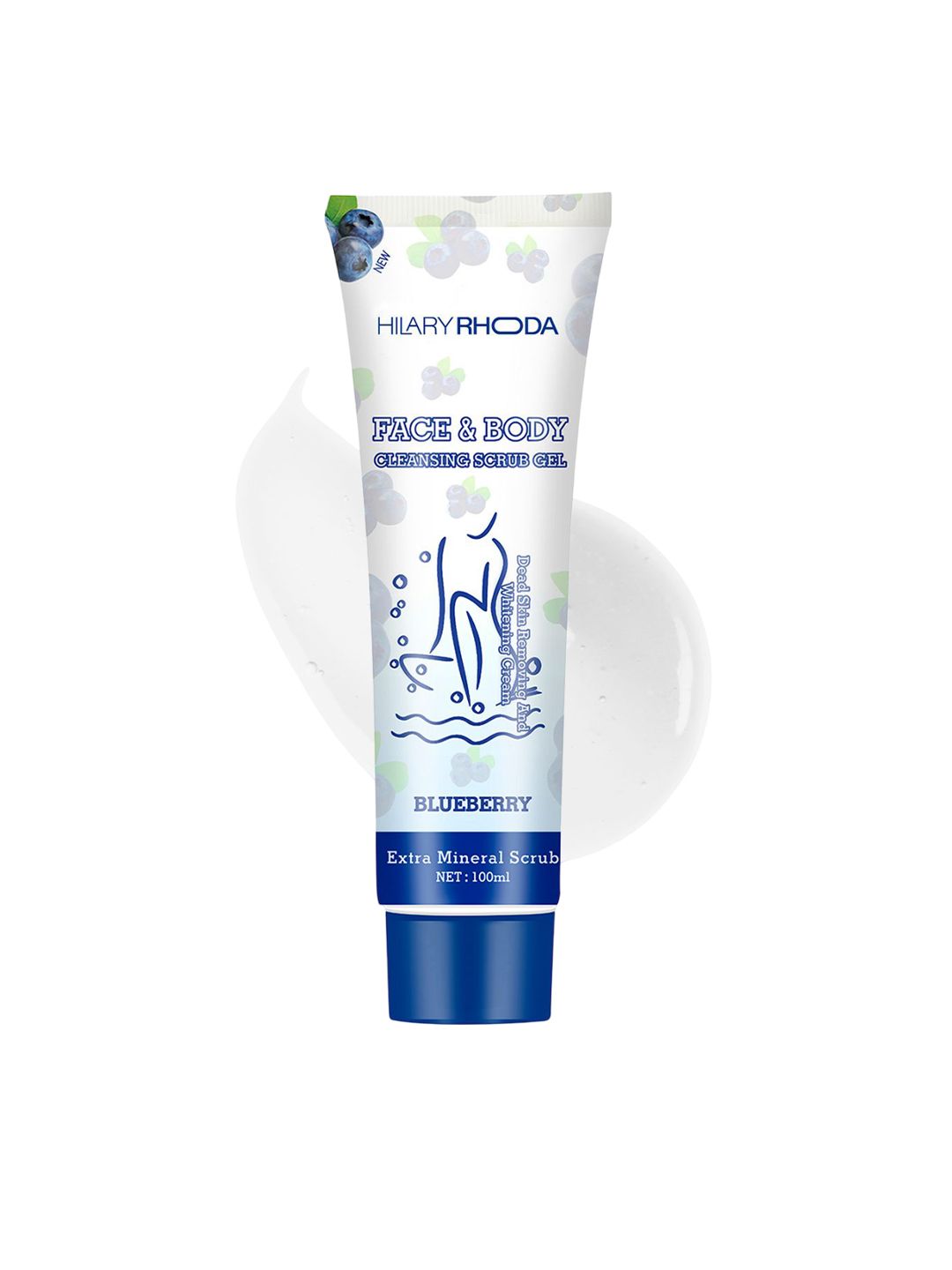 Hilary Rhoda Face & Body Cleansing Scrub Gel With Strawberry - 100 ml-picture-23