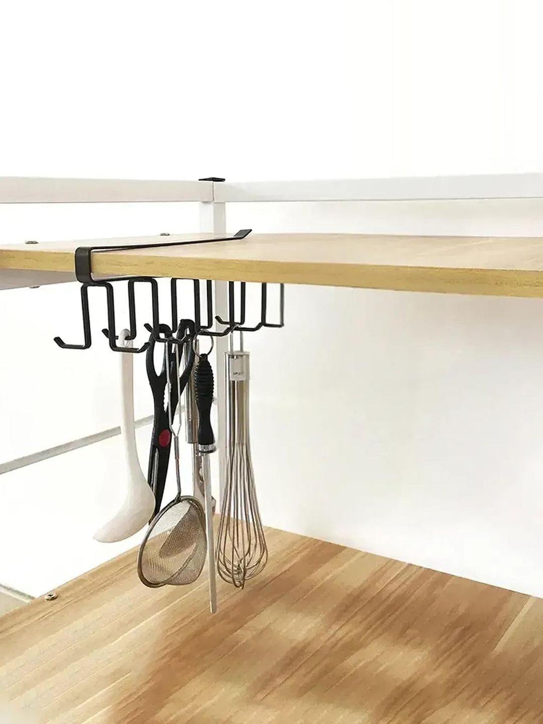Kuber Industries Black Kitchen Storage Hooks For Hanging Utensils-image-32
