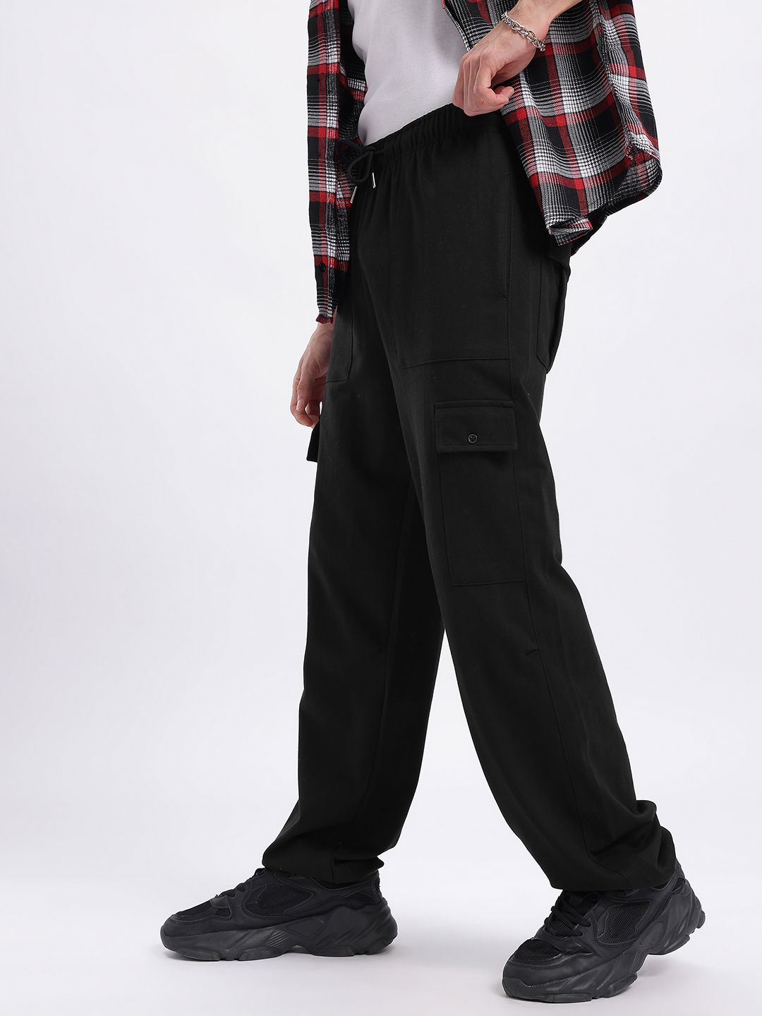 glitchez Men Relaxed Fit Jogger Cargos-picture-13