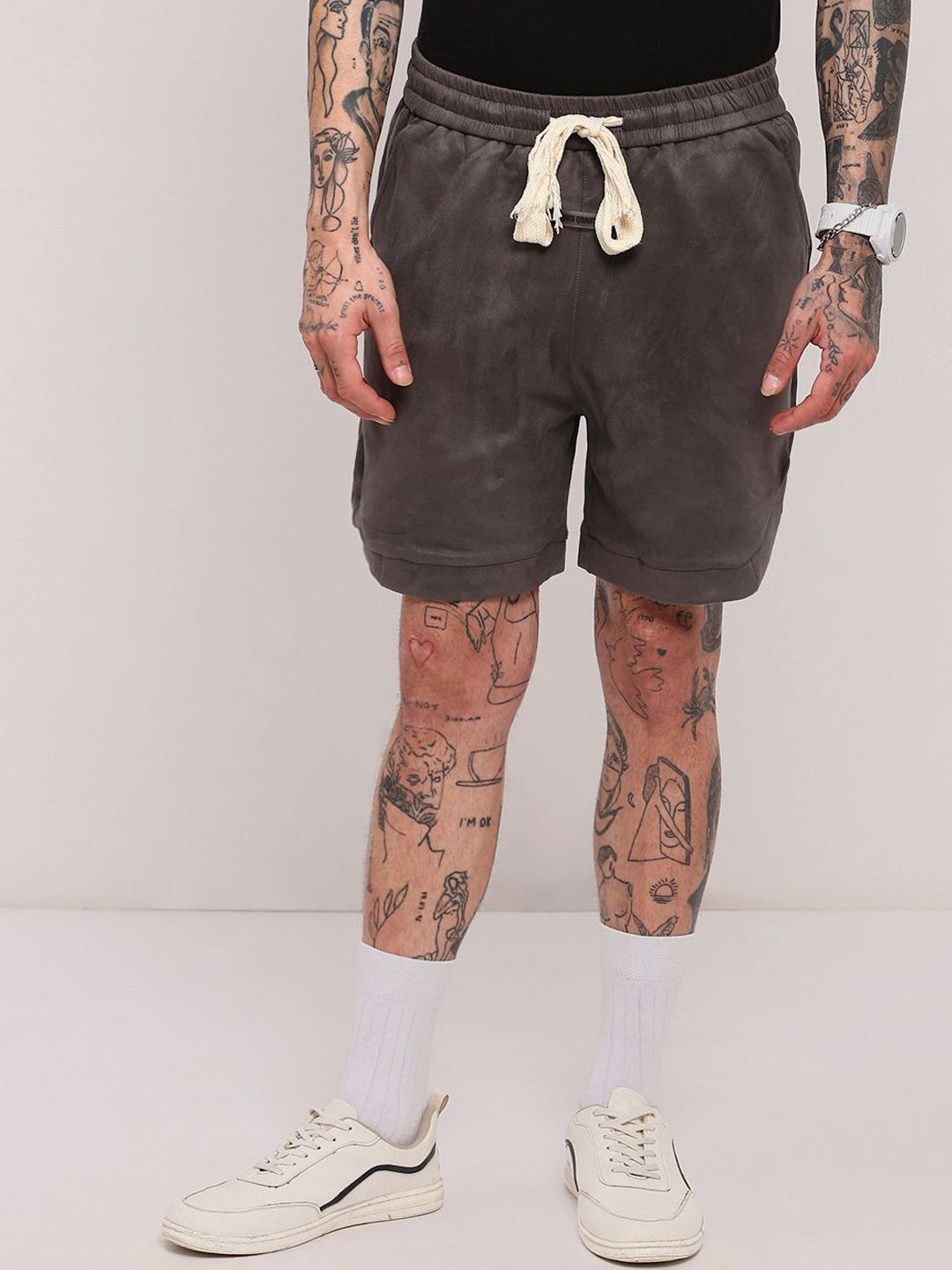 SHOWOFF Men Relaxed Fit Cotton Shorts-picture-14