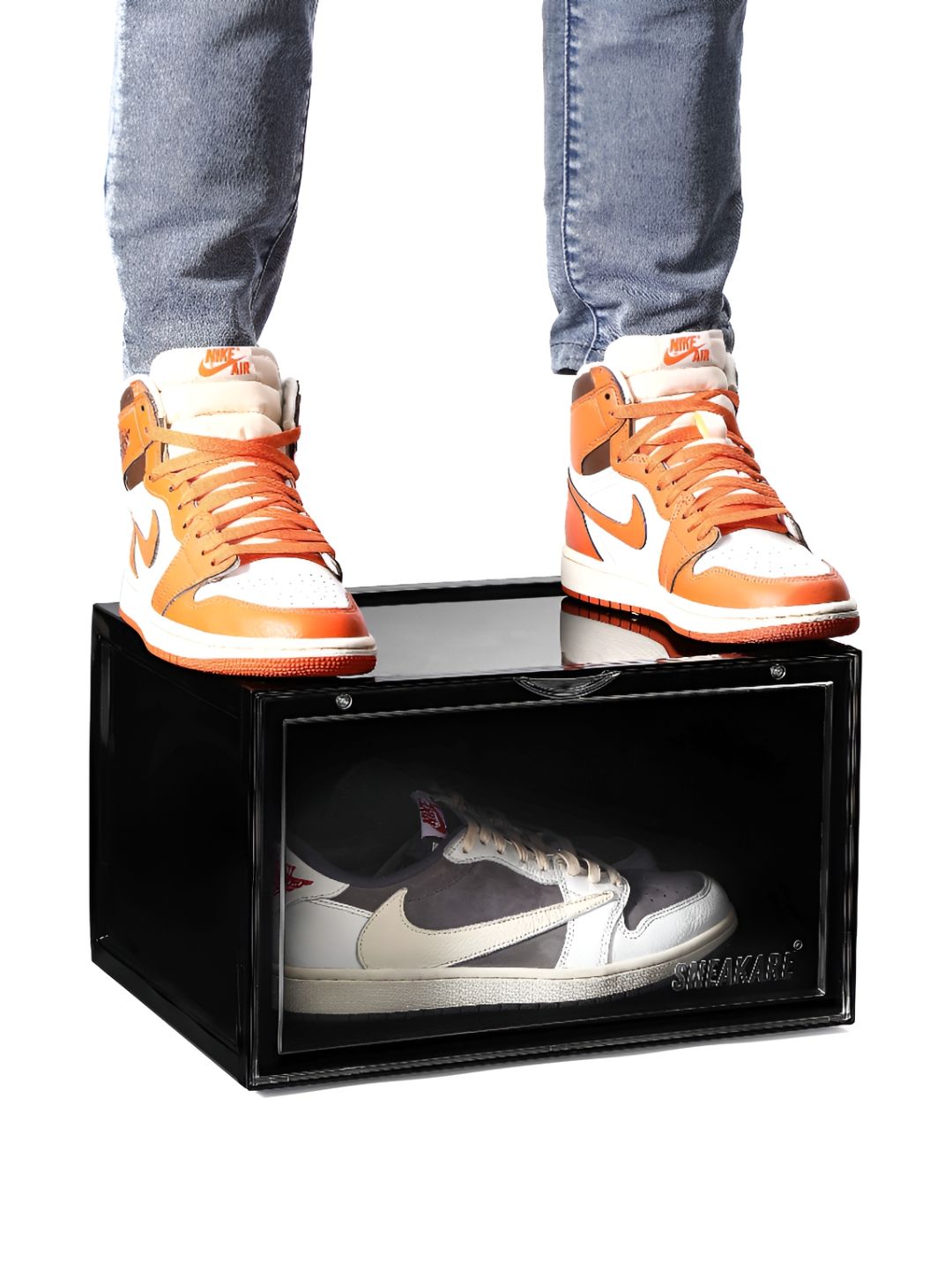SNEAKARE Black Set of 1 Super Strong Shoes Organiser Organisers-picture-30