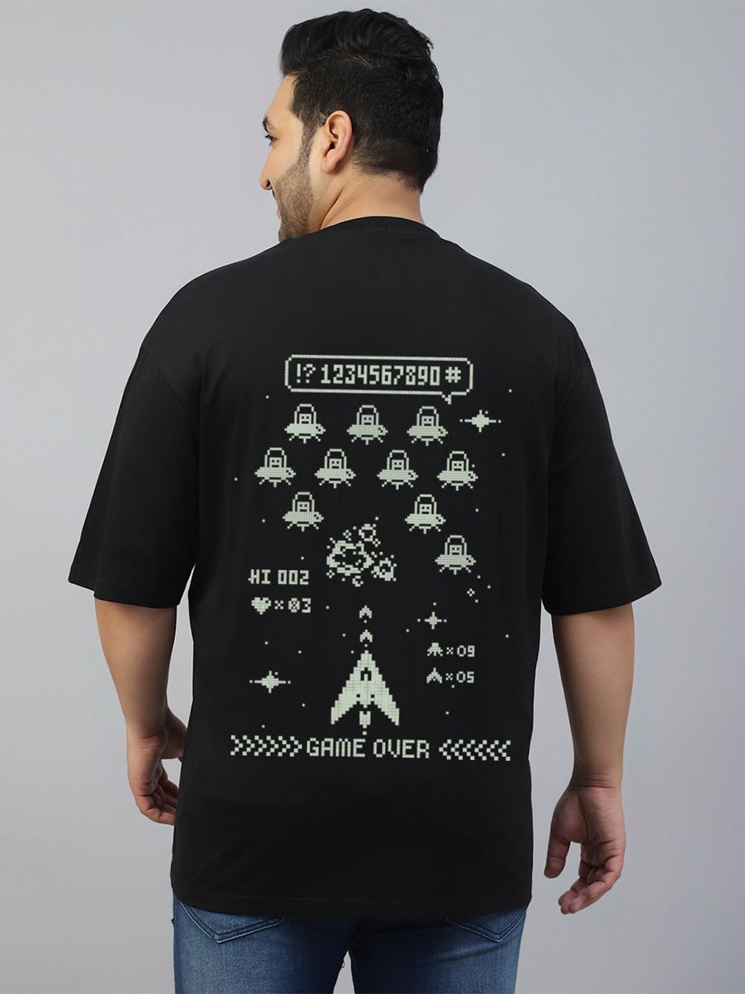 VEIRDO Men Graphic Printed Round Neck Pure Cotton Relaxed Fit T-shirt-picture-33