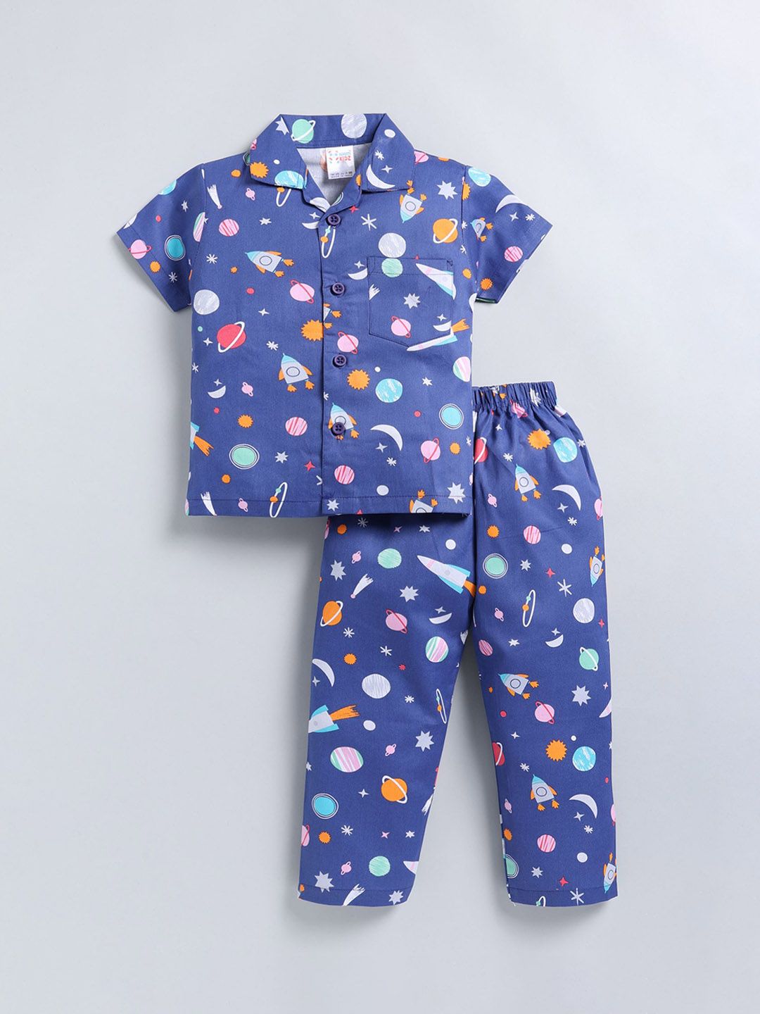 NAUTI KIDZ Boys Cartoon Characters Pure Cotton Printed Night suit-picture-30